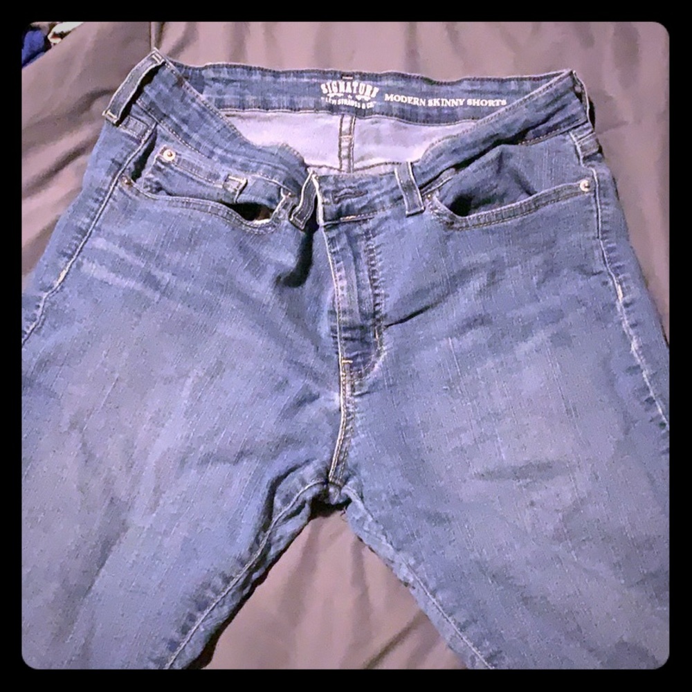 Denim shorts